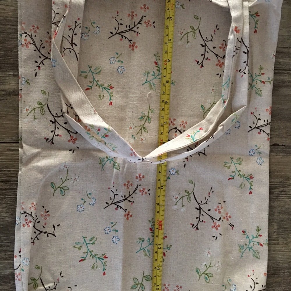 Reusable Cotton Tote bag - Tree/Flower pattern
